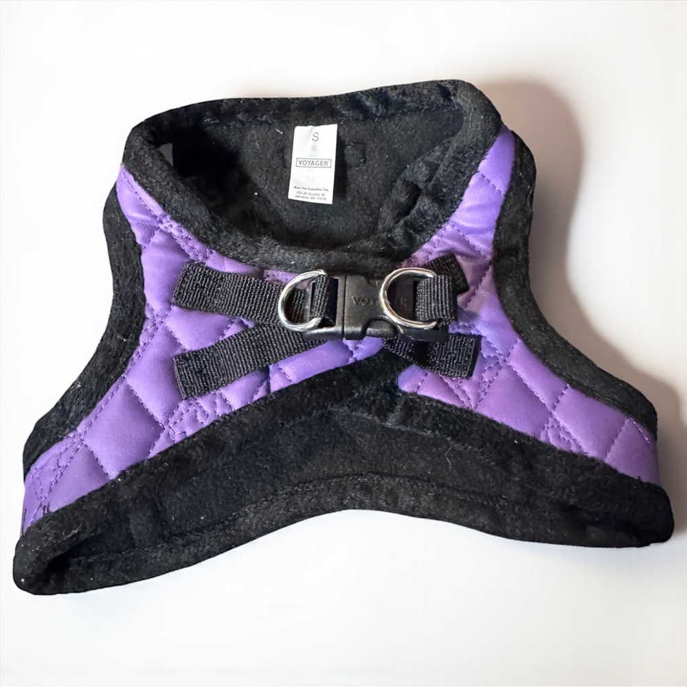 Voyager Step-In Plush Dog Harness Purple Small NWOT Reflective Vest NWOT